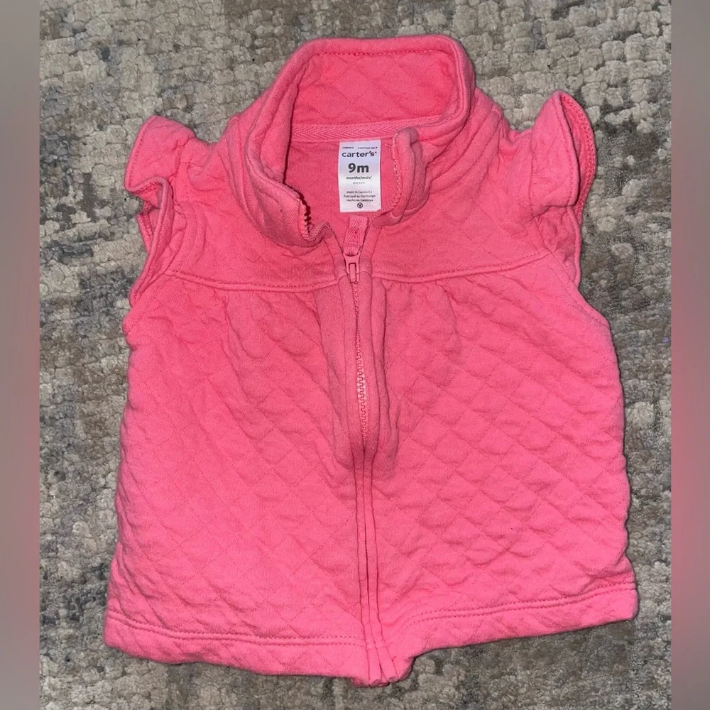 Carters quilted vest size 9 months